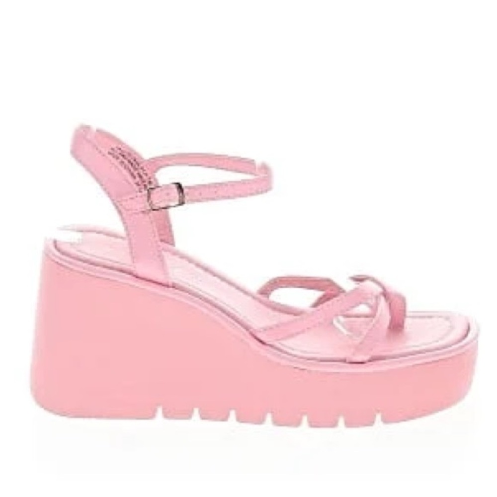 Madden Girl Pink Platform Sandals